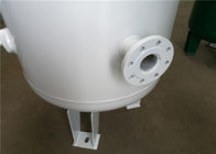 Weißer vertikaler Luftkompressor-Speicher-Kondensatbehälter mit Flansch-Verbindungsstück