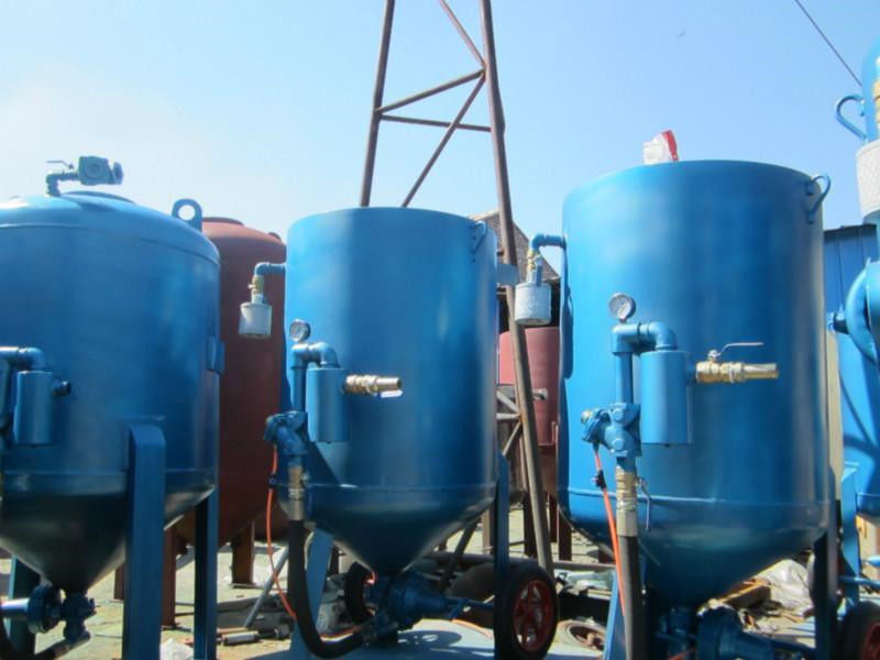 200 Liter Schleifsand-Strahlenen-Ausrüstungs-für Druck-Freigabe-System